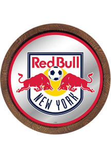 The Fan-Brand New York Red Bulls Mirrored Faux Barrel Top Sign