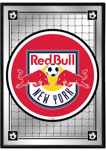 The Fan-Brand New York Red Bulls Framed Mirror Wall Sign