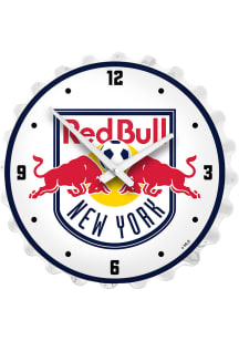 New York Red Bulls Lighted Bottle Cap Wall Clock
