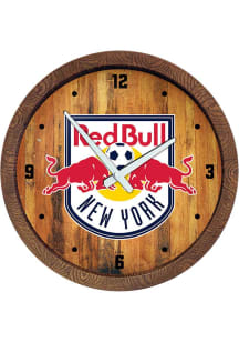 New York Red Bulls Faux Barrel Top Wall Clock