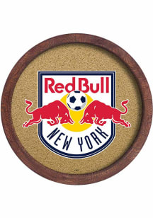 The Fan-Brand New York Red Bulls Barrel Framed Cork Board Sign