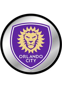 The Fan-Brand Orlando City SC Mirrored Modern Disc Sign