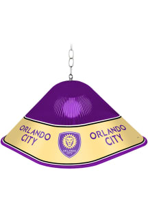 Orlando City SC Square Acrylic Gloss Purple Billiard Lamp
