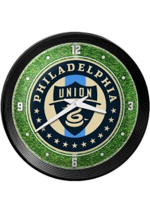 Philadelphia Union Ribbed Frame Wall Clock