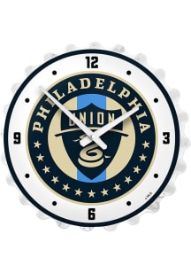 Philadelphia Union Lighted Bottle Cap Wall Clock