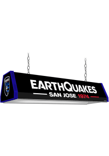 San Jose Earthquakes Standard 38in Black Billiard Lamp
