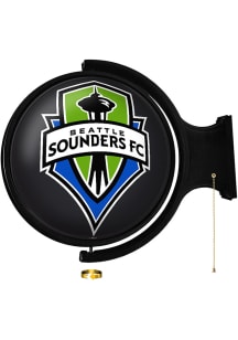 The Fan-Brand Seattle Sounders FC Round Rotating Lighted Sign