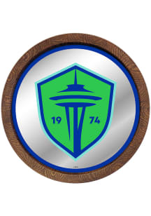 The Fan-Brand Seattle Sounders FC Mirrored Faux Barrel Top Sign