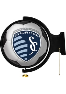 The Fan-Brand Sporting Kansas City Round Rotating Lighted Sign