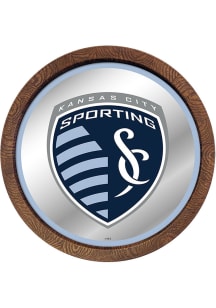 The Fan-Brand Sporting Kansas City Mirrored Faux Barrel Top Sign