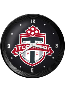 Toronto FC Ribbed Frame Wall Clock