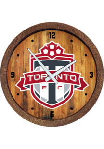 Toronto FC Faux Barrel Top Wall Clock