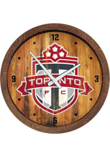 Toronto FC Faux Barrel Top Wall Clock