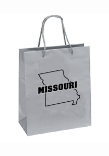 Missouri 10x12 Silver Grey Gift Bag
