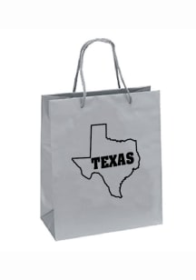 Texas 10x12 Silver Gray Gift Bag