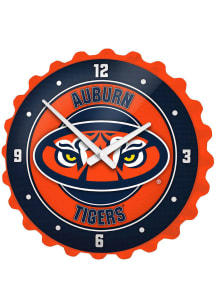 Auburn Tigers Tiger Eye Bottle Cap Wall Clock