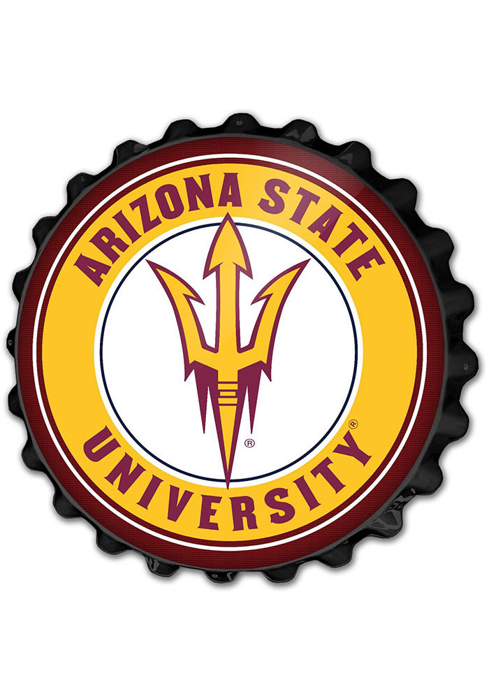 Arizona State Sun Devils Bottle Cap Sign