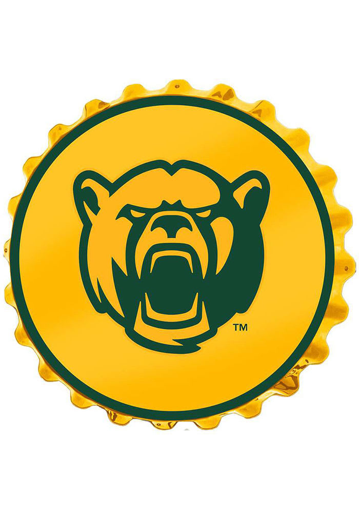 Baylor Bears Script Logo Bottle Cap Sign