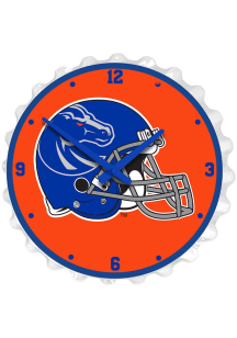 Boise State Broncos Helmet Bottle Cap Wall Clock