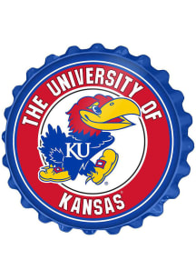 The Fan-Brand Kansas Jayhawks Bottle Cap Sign