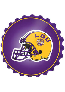 The Fan-Brand LSU Tigers Helmet Bottle Cap Sign