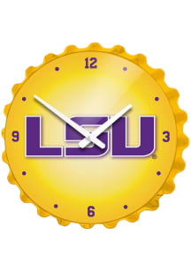 LSU Tigers Logo Bottle Cap Wall Clock