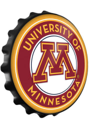 Minnesota Golden Gophers Round Bottle Cap Sign