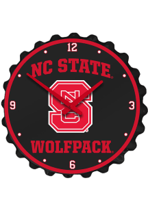 NC State Wolfpack Bottle Cap Wall Clock