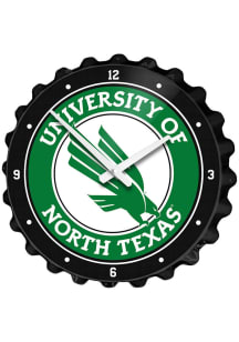North Texas Mean Green Bottle Cap Wall Clock