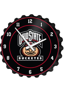 Ohio State Buckeyes Mascot Bottle Cap Wall Clock
