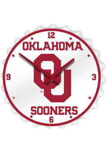 Oklahoma Sooners Bottle Cap Wall Clock