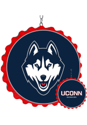 UConn Huskies Bottle Cap Dangler Sign