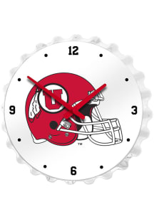Utah Utes Helmet Bottle Cap Wall Clock