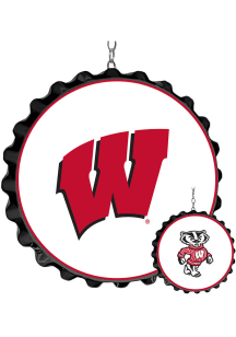 The Fan-Brand Wisconsin Badgers Bottle Cap Dangler Sign