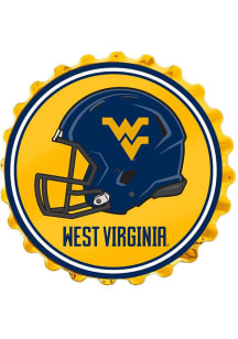 The Fan-Brand West Virginia Mountaineers Helmet Bottle Cap Sign
