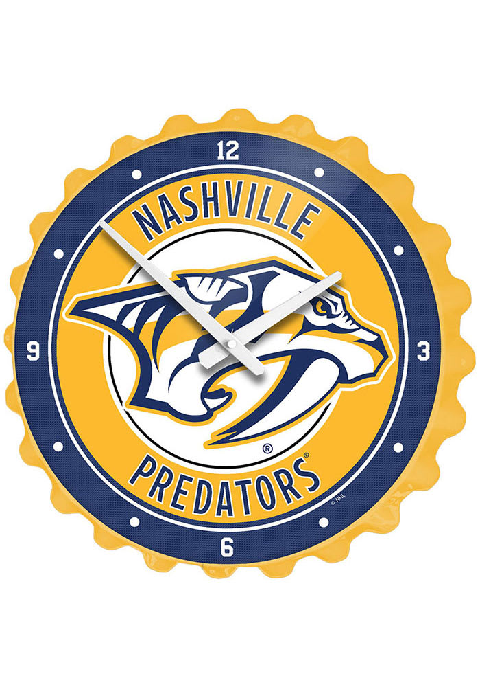 Nashville Predators Bottle Cap Wall Clock