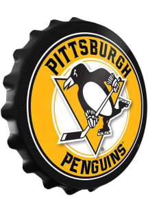 The Fan-Brand Pittsburgh Penguins Bottle Cap Sign
