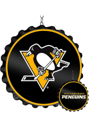 Pittsburgh Penguins Bottle Cap Dangler Sign