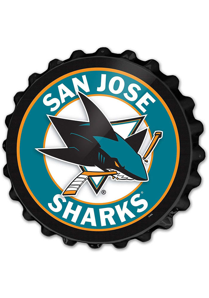 San Jose Sharks Bottle Cap Sign