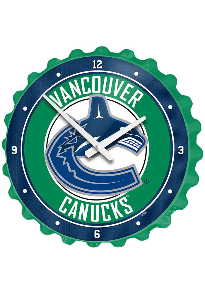 Vancouver Canucks Bottle Cap Wall Clock