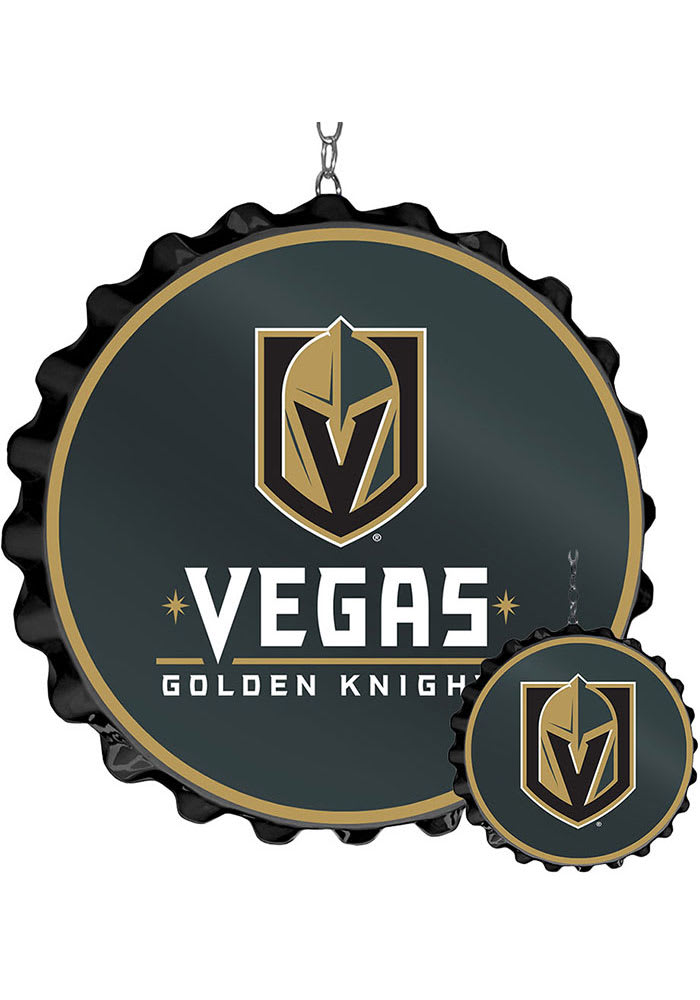 Vegas Golden Knights Bottle Cap Dangler Sign