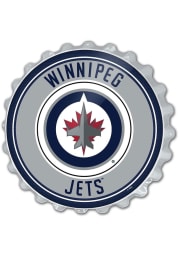 Winnipeg Jets Bottle Cap Sign