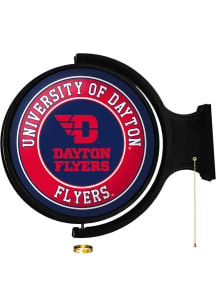 The Fan-Brand Dayton Flyers Logo Round Rotating Lighted Wall Sign