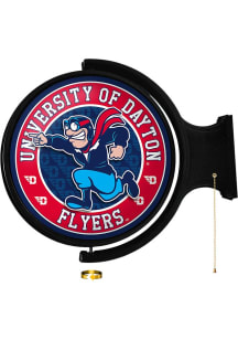 The Fan-Brand Dayton Flyers Rudy Flyer Round Rotating Lighted Wall Sign