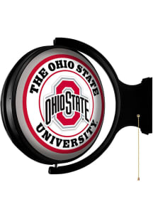 The Fan-Brand Ohio State Buckeyes Athletic Mark Round Rotating Lighted Wall Sign
