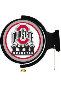 The Fan-Brand Ohio State Buckeyes Round Rotating Lighted Wall Sign