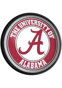 The Fan-Brand Alabama Crimson Tide Round Slimline Lighted Sign