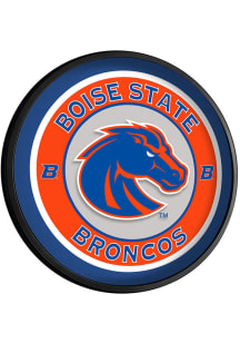 The Fan-Brand Boise State Broncos Logo Round Slimline Lighted Sign
