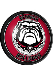 Georgia Bulldogs University Round Slimline Lighted Sign
