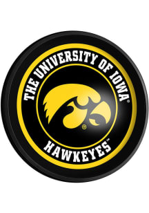 The Fan-Brand Iowa Hawkeyes Round Slimline Lighted Sign